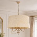 BRILAGI - Candelabru suspendat pe lanț SONIA 3xE27/15W/230V Ø 56 cm crem cu patină