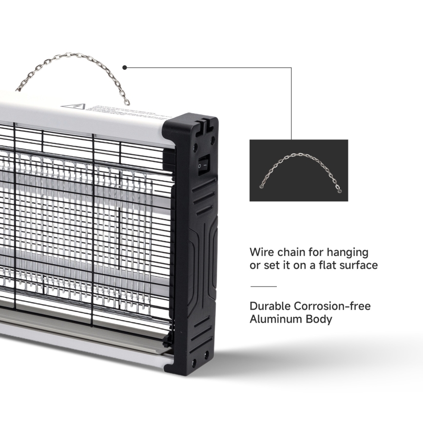 Brilagi - Capcană electrică LED UV pentru insecte 2xLED/2W/230V 20 m2