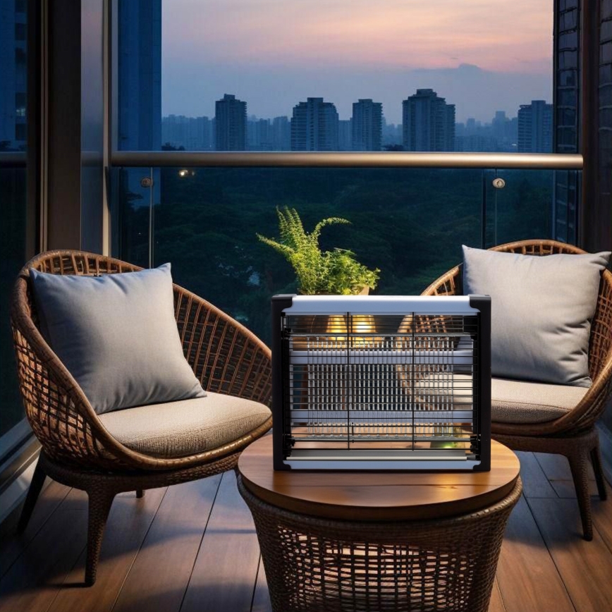 Brilagi - Capcană electrică LED UV pentru insecte 2xLED/7,5W/230V 90 m2