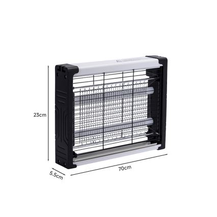 Brilagi - Capcană electrică LED UV pentru insecte 2xLED/7,5W/230V 90 m2