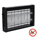 Brilagi - Capcană electrică pentru insecte 2 x UV / 10 W / 230 V, 60 m², neagră