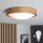 Brilagi - CARVALHO SLIM Plafonieră LED RGBW dimabilă 1xE27/9W/230V 2700-6500K Wi-Fi, stejar, Ø 27 cm