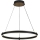 Brilagi - CIRCLE Lustru LED dimabil cu cablu, 85 W, 230 V, 3000–6500 K, Ø 60 cm, negru/auriu + telecomandă