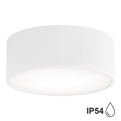 Brilagi - Plafonieră LED RGBW pentru baie, reglabilă, CLARE, 1xE27/9W, 230V, 2700–6500K, Ø 20 cm, IP54, Wi‑Fi, alb