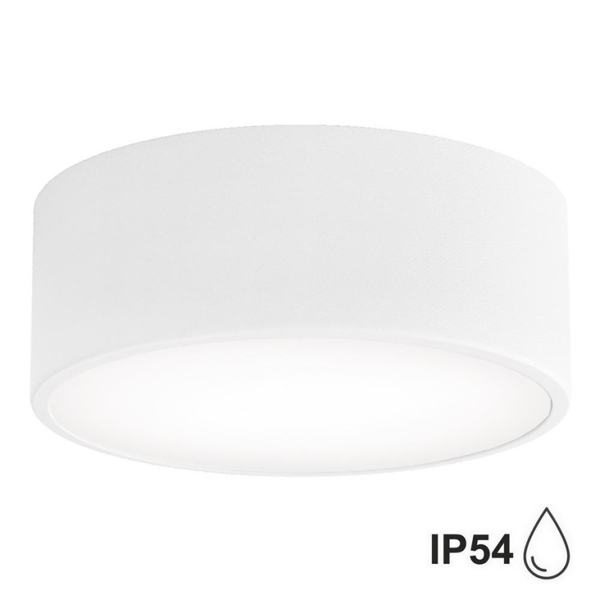 Brilagi - Plafonieră LED RGBW pentru baie, reglabilă, CLARE, 1xE27/9W, 230V, 2700–6500K, Ø 20 cm, IP54, Wi‑Fi, alb