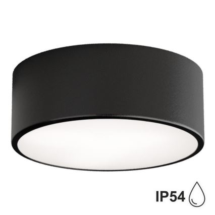 BRILAGI - Plafonieră LED RGBW CLARE pentru baie, reglabilă, 1xE27/12W/230V, 2700-6500K, Ø 20 cm, IP54, Wi-Fi, neagră