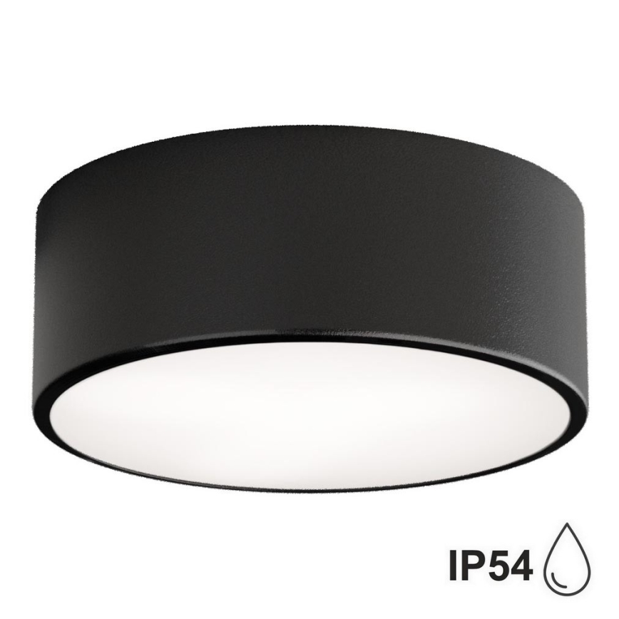 BRILAGI - Plafonieră LED RGBW CLARE pentru baie, reglabilă, 1xE27/12W/230V, 2700-6500K, Ø 20 cm, IP54, Wi-Fi, neagră