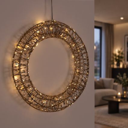 BRILAGI - Coroniță LED de Crăciun pentru exterior LED/3,3W/230V IP44 Ø 48 cm