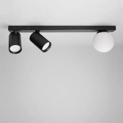 Brilagi - Corp de iluminat cu spoturi SELE BALL 2xGU10/30W/230V + 1xG9/10W negru