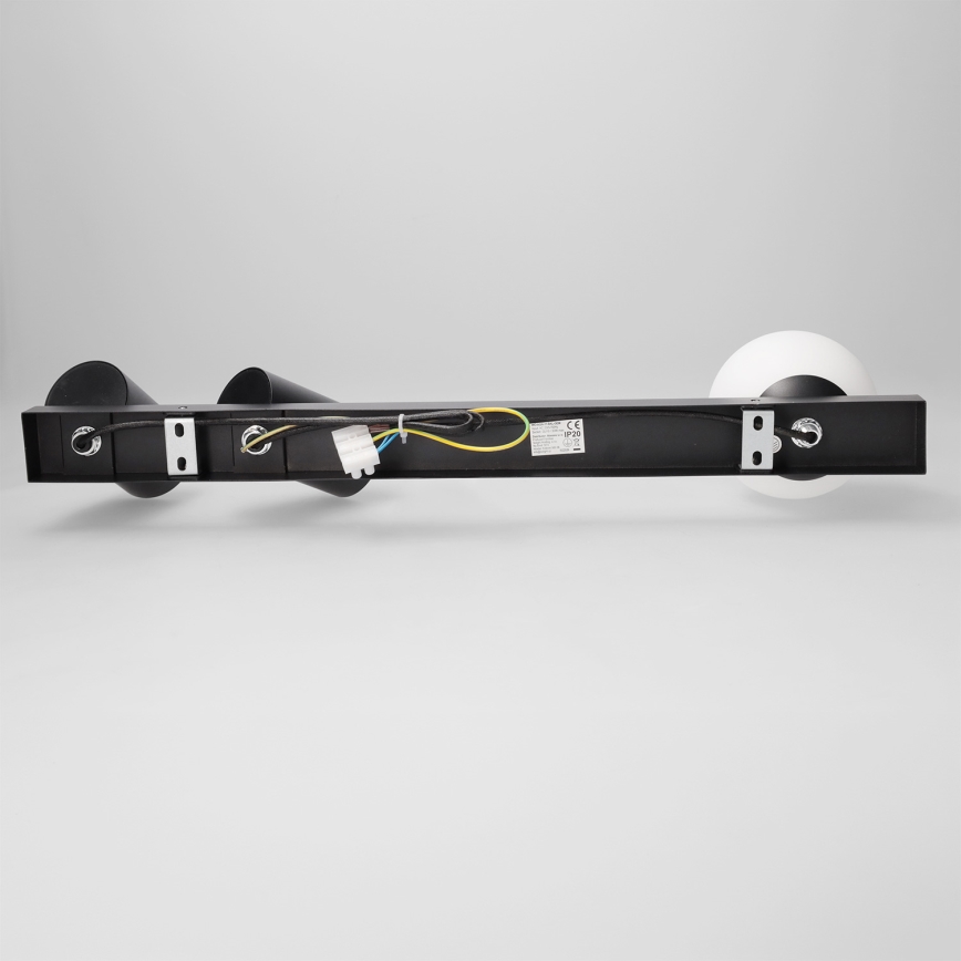 Brilagi - Corp de iluminat cu spoturi SELE BALL 2xGU10/30W/230V + 1xG9/10W negru