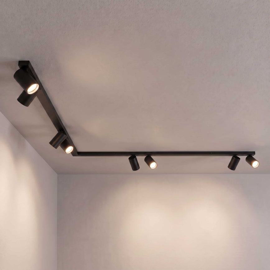 BRILAGI - Corp de iluminat cu spoturi SELE LONG 8xGU10/30W/230V negru
