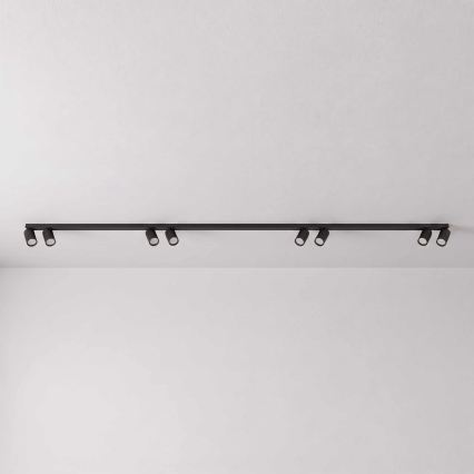 BRILAGI - Corp de iluminat cu spoturi SELE LONG 8xGU10/30W/230V negru