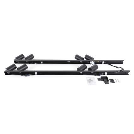 BRILAGI - Corp de iluminat cu spoturi SELE LONG 8xGU10/30W/230V negru
