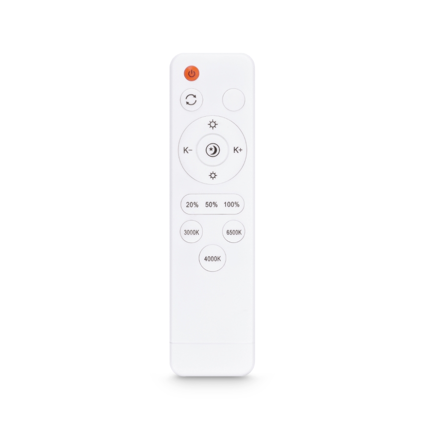 Brilagi - Plafonieră LED dimabilă PILANA LED/48W/230V 3000-6500K stejar/alb 42x42 cm + telecomandă