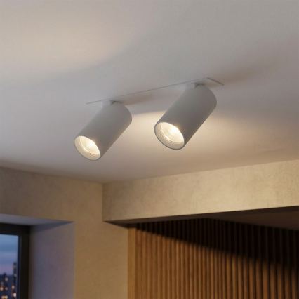 Brilagi - Corp de iluminat încastrat SELE 2xGU10/30W/230V alb