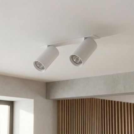 Brilagi - Corp de iluminat încastrat SELE 2xGU10/30W/230V alb