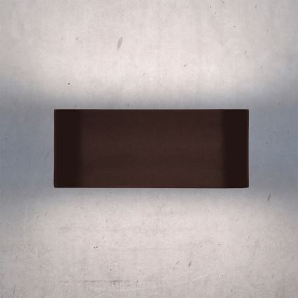 Brilagi - Aplică de perete pentru exterior BARI LED/7W/230V 3000/4000/6000K maro IP54