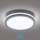 Brilagi - Corp de iluminat LED de exterior BENE cu senzor, LED 24W, 230V, Ø 26 cm, antracit, IP54