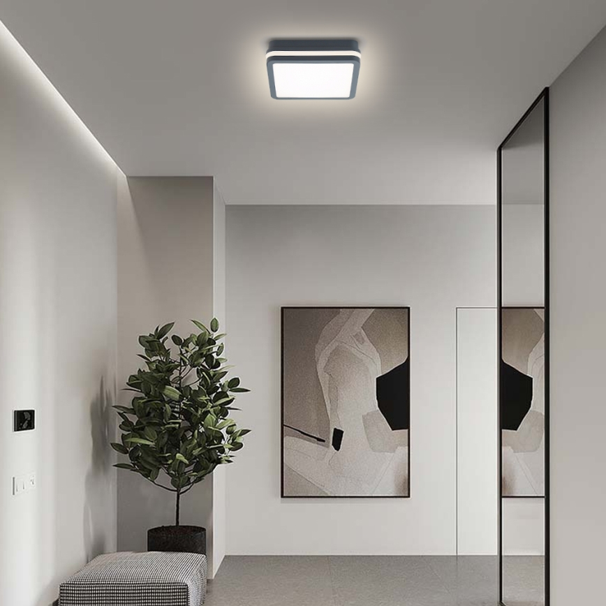 Brilagi - Lampă LED de exterior cu senzor BENE LED/18W/230V 22x22 cm antracit IP54