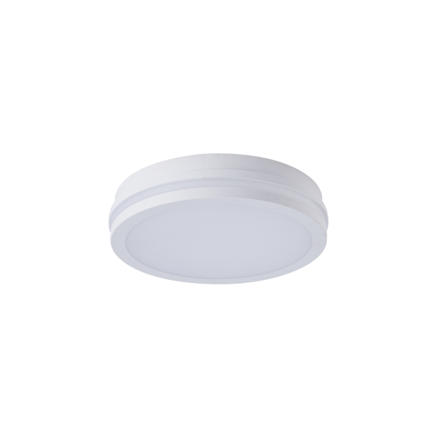 Brilagi - Plafonieră LED de exterior cu senzor BENE LED/24W/230V, diametru 26 cm, alb, IP54