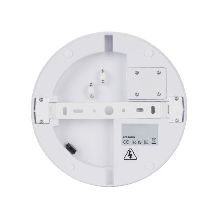 Brilagi - Plafonieră LED de exterior cu senzor BENE LED/24W/230V, diametru 26 cm, alb, IP54