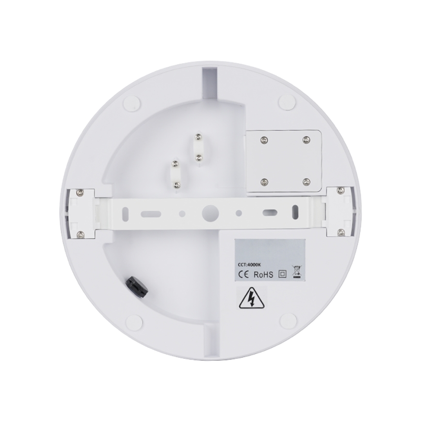 Brilagi - Plafonieră LED de exterior cu senzor BENE LED/24W/230V, diametru 26 cm, alb, IP54