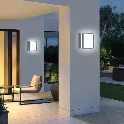 Brilagi - Corp de iluminat LED de exterior cu senzor de mișcare BENE LED/24W/230V 26x26 cm antracit IP54