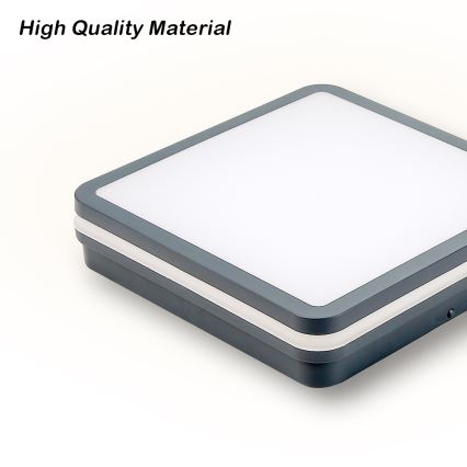 Brilagi - Corp de iluminat LED de exterior cu senzor de mișcare BENE LED/24W/230V 26x26 cm antracit IP54