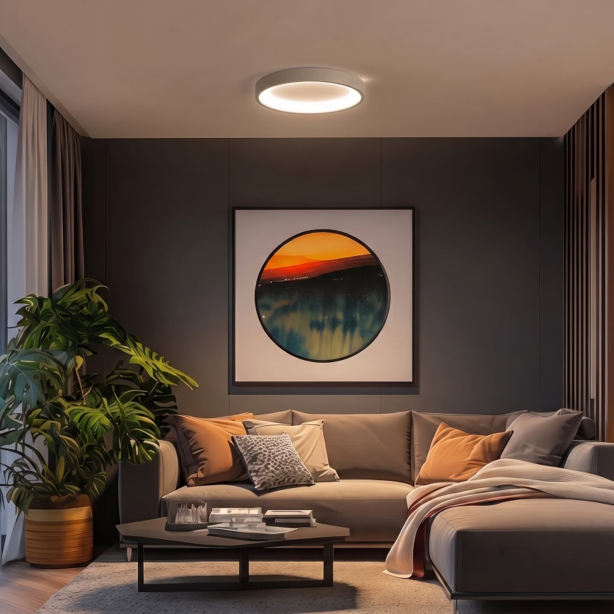 BRILAGI - Plafonieră LED dimabilă FALCON SLIM LED/42W/230V 3000-6500K Ø 50 cm alb/bej + telecomandă