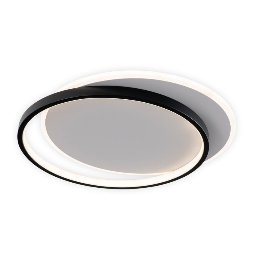 Brilagi - Plafonieră LED dimabilă FLARE LED/48W/230V 3000-6000K 39,5x45 cm alb/negru + telecomandă