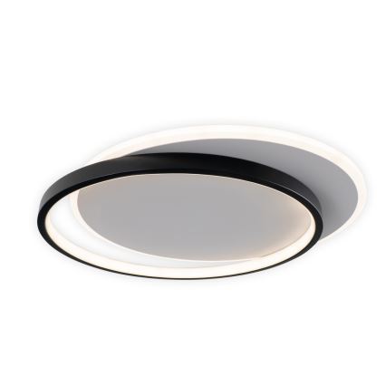 Brilagi - Plafonieră LED dimabilă FLARE LED/48W/230V 3000-6000K 39,5x45 cm alb/negru + telecomandă