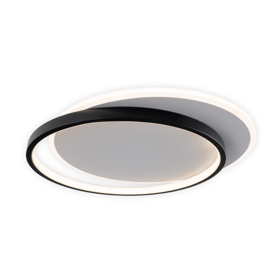 Brilagi - Plafonieră LED dimabilă FLARE LED/48W/230V 3000-6000K 39,5x45 cm alb/negru + telecomandă