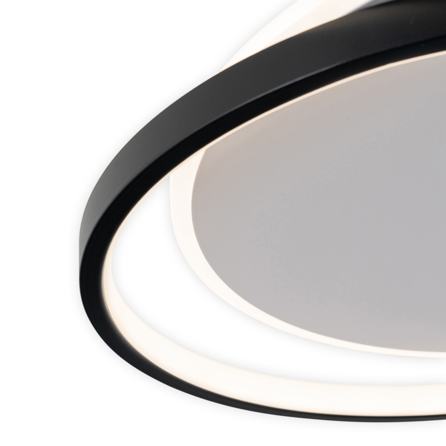 Brilagi - Plafonieră LED dimabilă FLARE LED/48W/230V 3000-6000K 39,5x45 cm alb/negru + telecomandă
