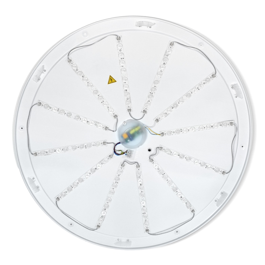 Brilagi - Plafonieră LED dimabilă ALSON, 72 W, 230 V, 3000–6500 K, stejar, Ø 78 cm + telecomandă