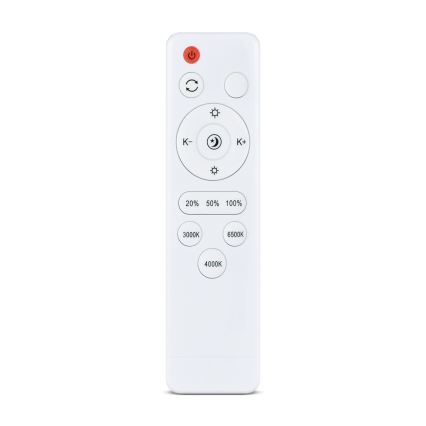 Brilagi - Plafonieră LED dimabilă ALSON, 72 W, 230 V, 3000–6500 K, stejar, Ø 78 cm + telecomandă