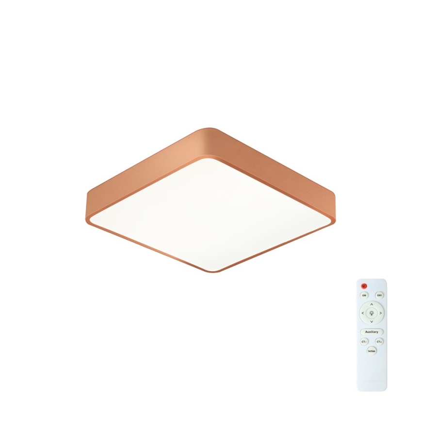 BRILAGI - Plafonieră LED reglabilă POOL SQUARE LED/48W/230V 3000-6000K 50x50 cm bronză + telecomandă inclusă