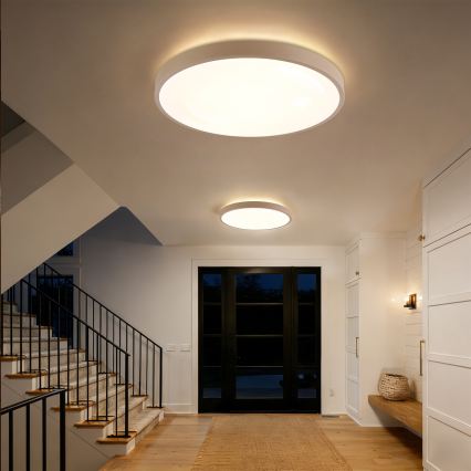 Brilagi - Plafonieră LED dimabilă GLASS POOL DOUBLE LED/80W/230V 3000-6000K 60 cm bej + telecomandă