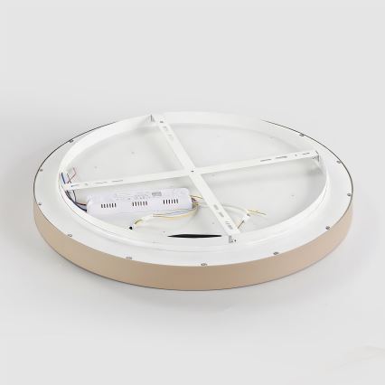 Brilagi - Plafonieră LED dimabilă GLASS POOL DOUBLE LED/80W/230V 3000-6000K 60 cm bej + telecomandă