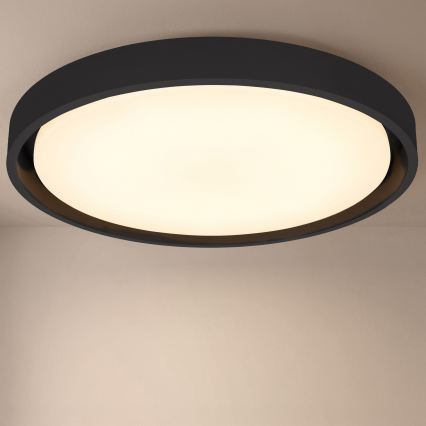 Brilagi - Plafonieră LED dimabilă MATTEO LED/60W/230V 3000-6500K Ø 51,5 cm neagră + telecomandă