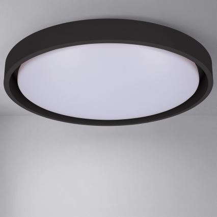 Brilagi - Plafonieră LED dimabilă MATTEO LED/60W/230V 3000-6500K Ø 51,5 cm neagră + telecomandă