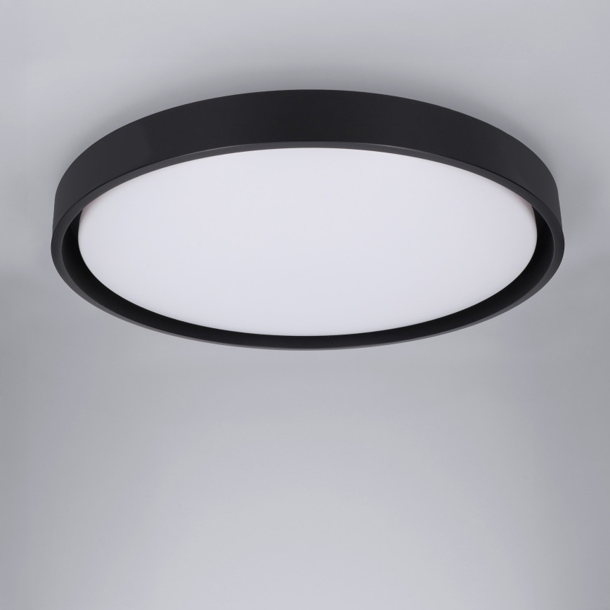 Brilagi - Plafonieră LED dimabilă MATTEO LED/60W/230V 3000-6500K Ø 51,5 cm neagră + telecomandă