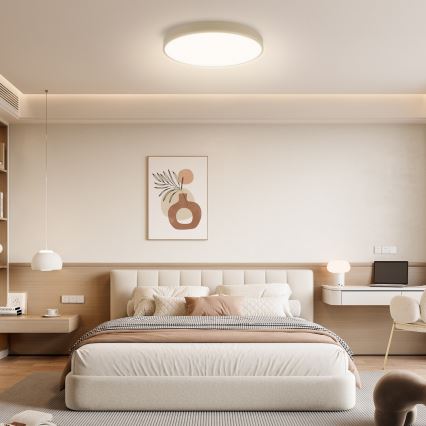 Brilagi - Plafonieră LED dimabilă POOL LED/60W/230V 3000-6000K Ø 50 cm bej + telecomandă