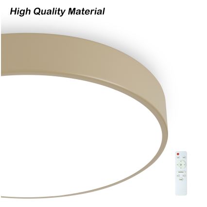 Brilagi - Plafonieră LED dimabilă POOL LED/60W/230V 3000-6000K Ø 50 cm bej + telecomandă