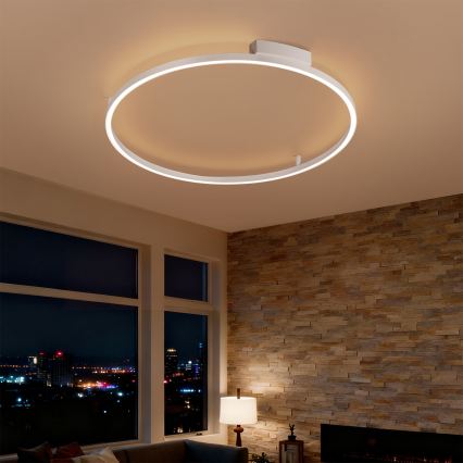 Brilagi - Lampă de plafon LED reglabilă PORTOFINO LED/60W/230V 3000-6000K diam. 80 cm, albă + telecomandă
