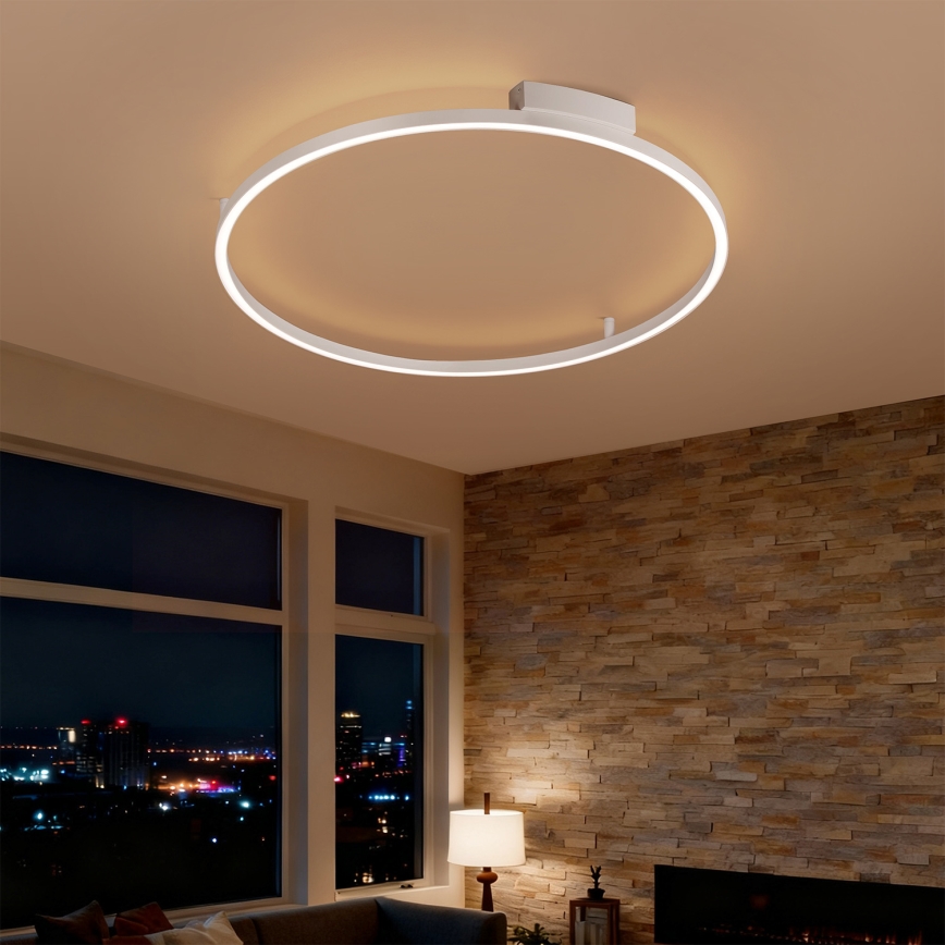 Brilagi - Lampă de plafon LED reglabilă PORTOFINO LED/60W/230V 3000-6000K diam. 80 cm, albă + telecomandă