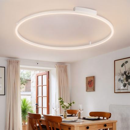 Brilagi - Plafonieră LED dimabilă PORTOFINO LED/85W/230V 3000-6000K diam. 120 cm albă + telecomandă