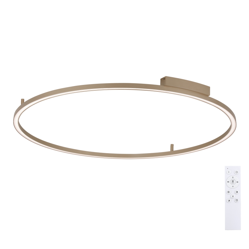 Brilagi - Plafonieră LED reglabilă PORTOFINO LED/85W/230V 3000-6000K Ø 120 cm bej + telecomandă