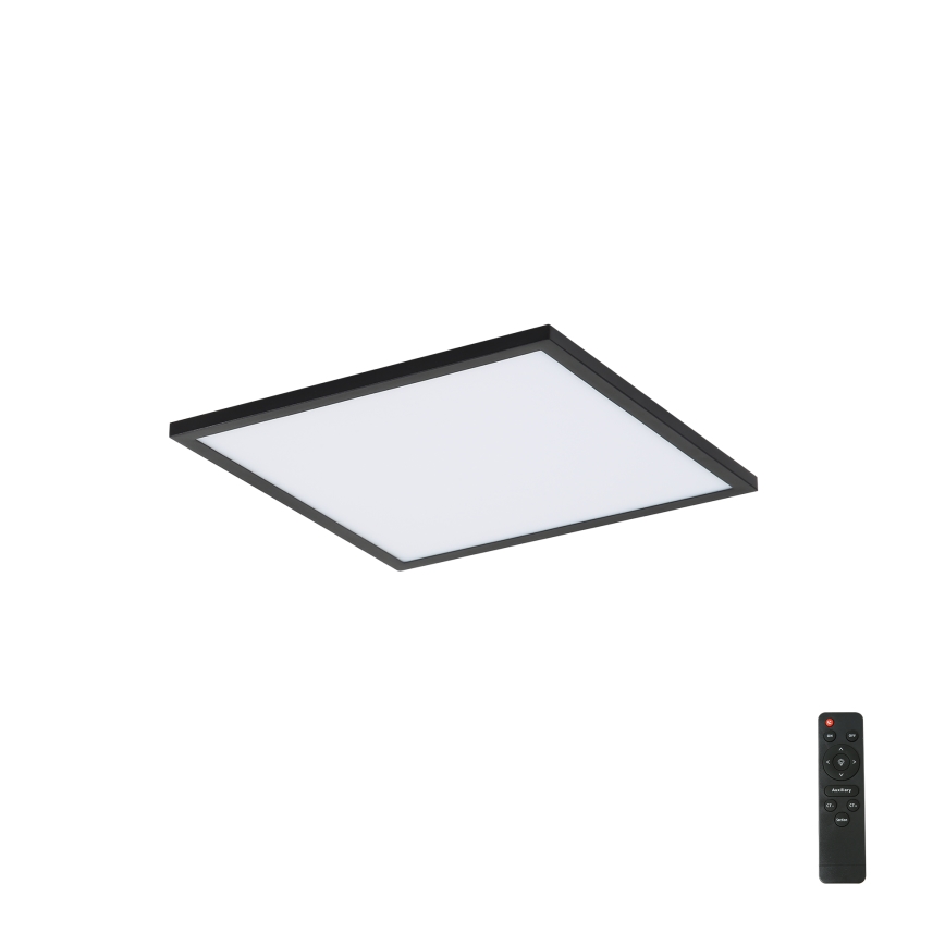 Brilagi - Plafonieră LED reglabilă SLIMFRAME LED/25W/230V 30x30 cm 3000-6000K neagră + telecomandă