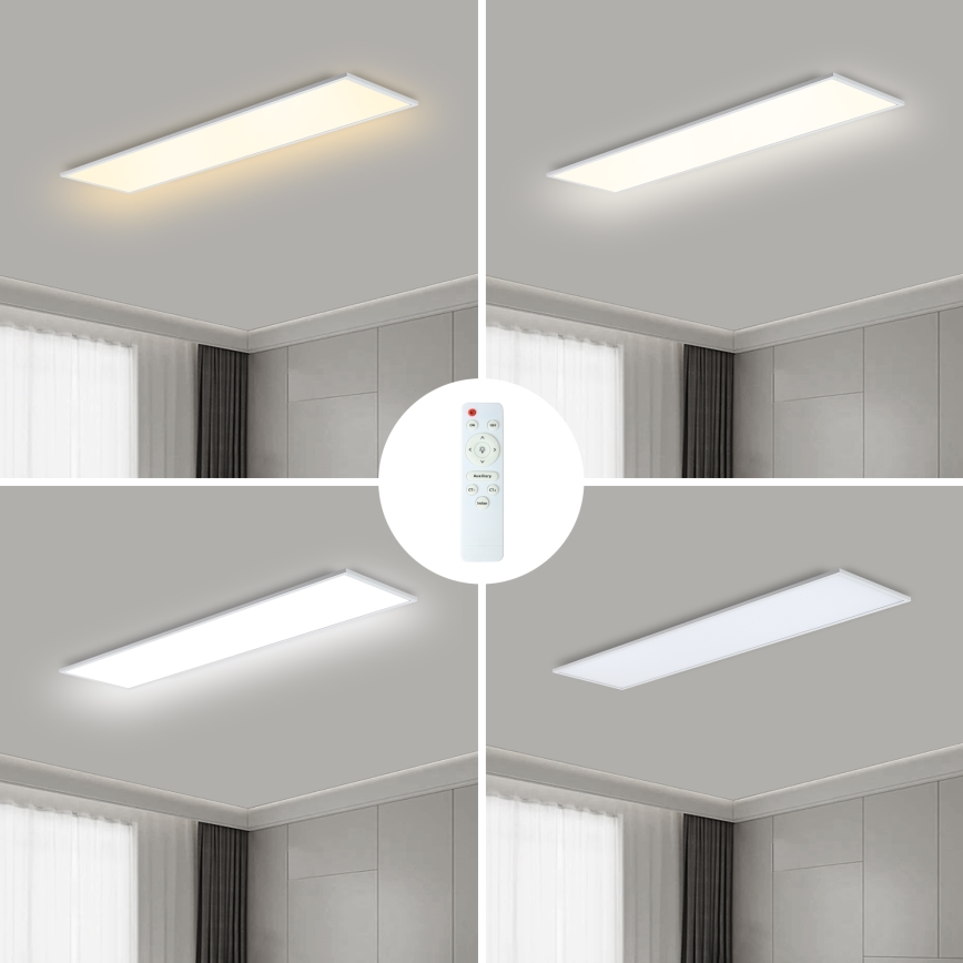 Brilagi - Plafonieră LED reglabilă SLIMFRAME LED/58W/230V 120x30 cm 3000-6000K albă + telecomandă