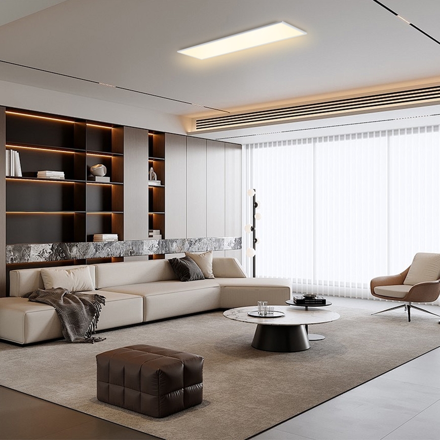 Brilagi - Plafonieră LED reglabilă SLIMFRAME LED/58W/230V 120x30 cm 3000-6000K albă + telecomandă
